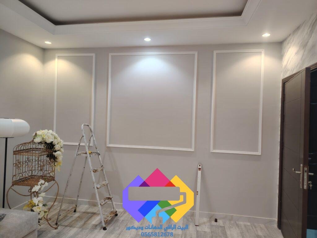 بانوهات فوم كلاسيكية بألوان راقية من تنفيذ أفضل معلم فوم جدران في جدة.