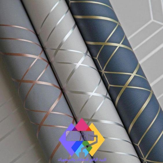 ورق حائط بنقشة هندسية مناسب للديكور العصري