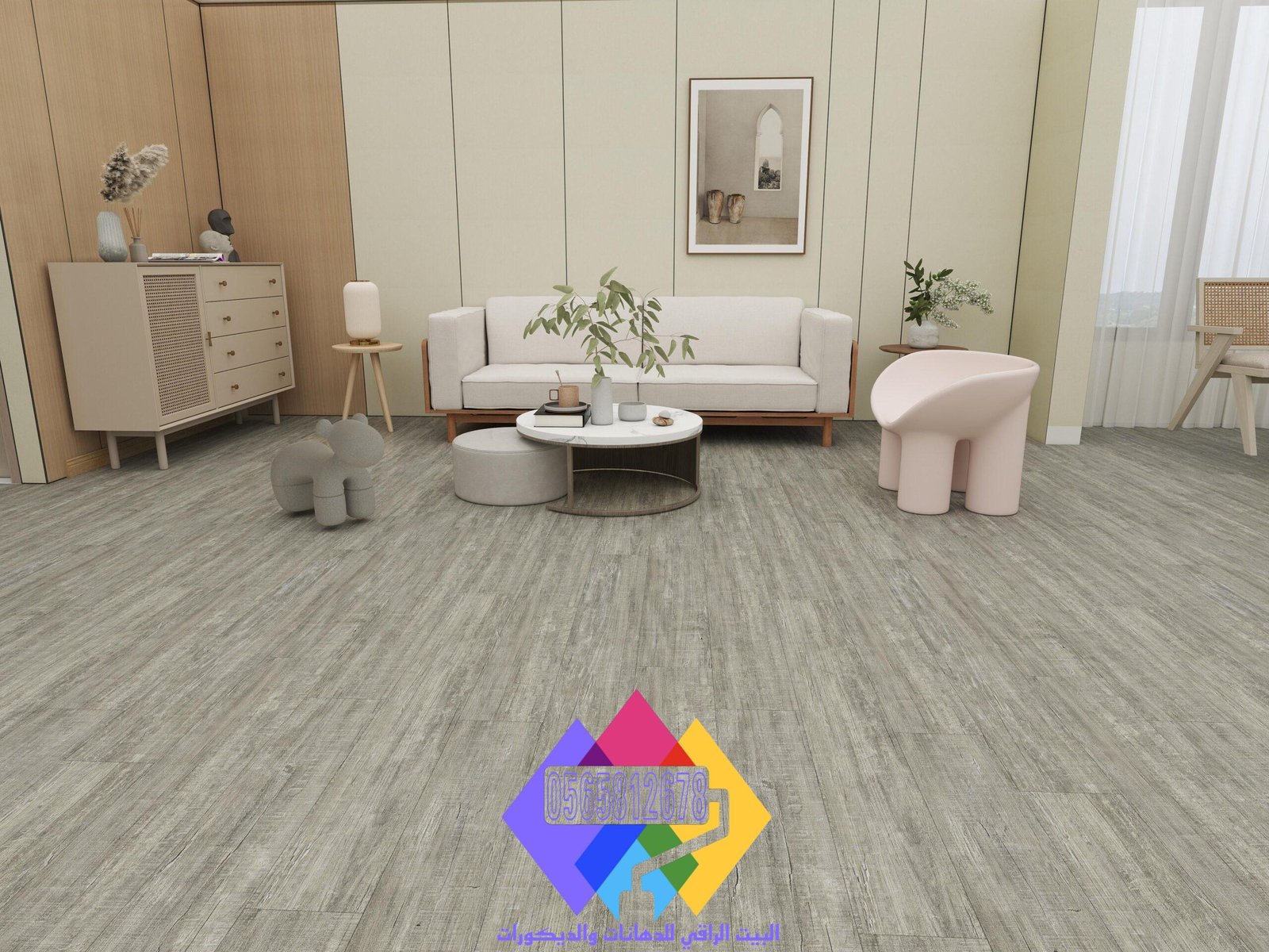 تصميم باركيه عصري لغرفة النوم