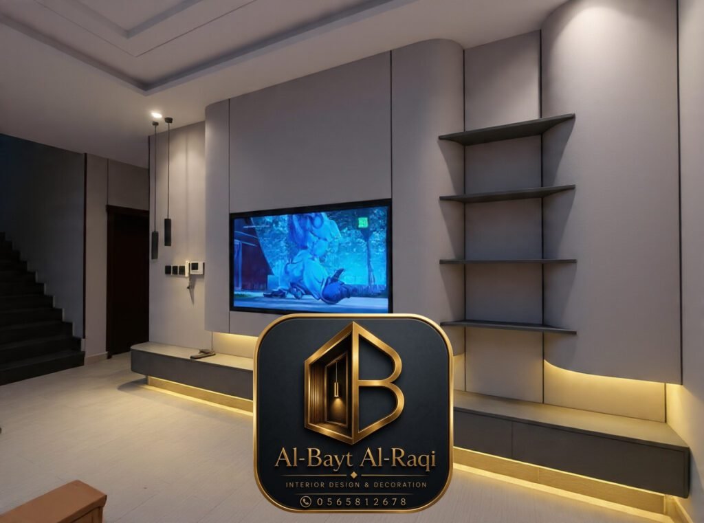 ديكور شاشة جبس في جدة بتصميم عصري